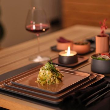 Square Serving Plate Double Colour by Esma Dereboy - view 5