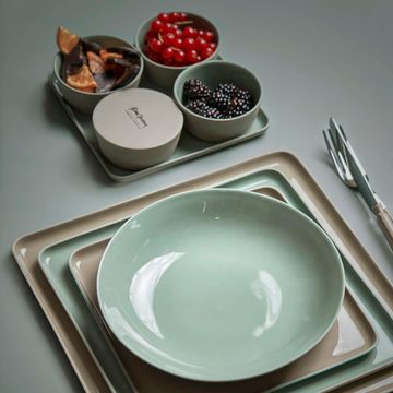 Square Serving Plate Single Colour by Esma Dereboy - view 5