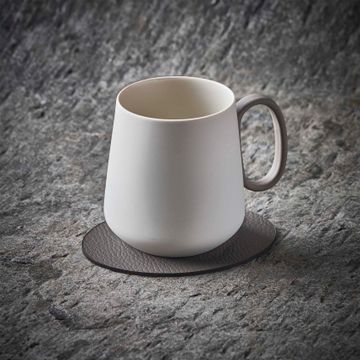 Oval Glass Mat Set Of 4 Rock by Esma Dereboy - view 5