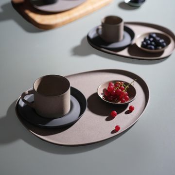 Nest Glitter Cofee/Tea Cup with Saucer Black - Glittery Rock 180 ml by Esma Dereboy - view 7