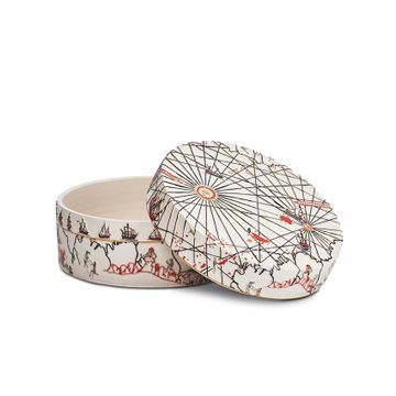 Piri Reis Small Bowl With Lid by Esma Dereboy - view 3