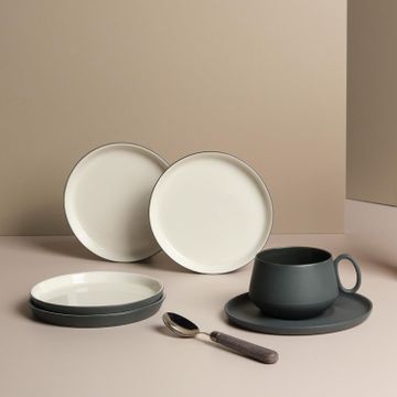 Round Bread Plate Double Colour by Esma Dereboy - view 7