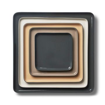 Square Plate Set Mix & Match No:1 by Esma Dereboy - view 2