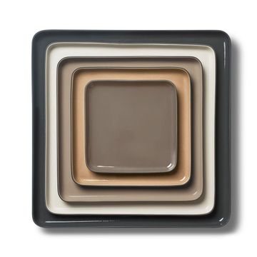 Square Plate Set Mix & Match No:2 by Esma Dereboy - view 2