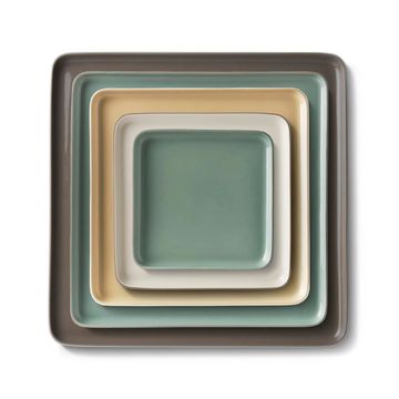 Square Plate Set Mix & Match No:6 by Esma Dereboy - view 2