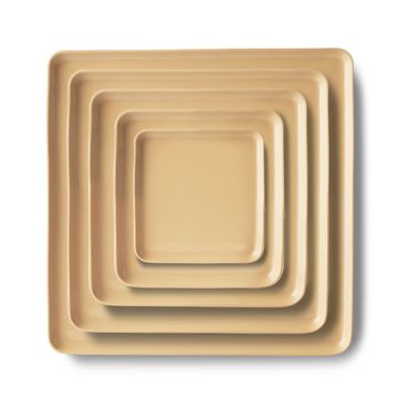 Square Plate Set Straw by Esma Dereboy - view 2