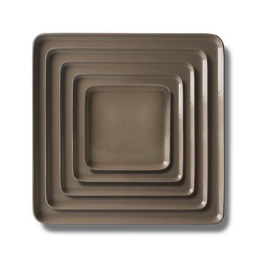 Square Plate Set Rock by Esma Dereboy - view 2