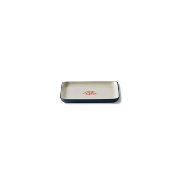 Square Bread Plate Red Coral by Esma Dereboy - view 2