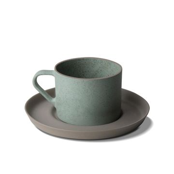 Nest Glitter Cofee/Tea Cup with Saucer Rock - Glittery Nile 180 ml by Esma Dereboy - view 2