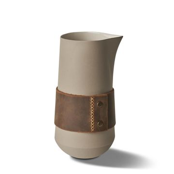 Touch Of Leather Jug Rock & Ivory by Esma Dereboy - view 2