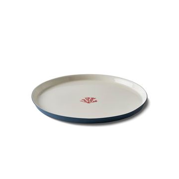 Round Starter Plate Red Coral by Esma Dereboy - view 2
