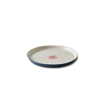 Round Dessert Plate Red Coral by Esma Dereboy - view 2