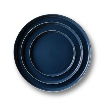 Round Plate Set Ice & Ocean by Esma Dereboy - view 4