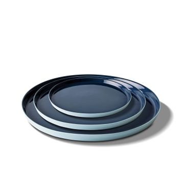 Round Plate Set Ice & Ocean by Esma Dereboy - view 6