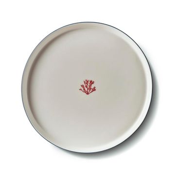 Round Dinner Plate Red Coral OCEAN&IVORY by Esma Dereboy - view 6