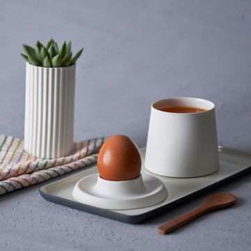 Round Egg Cup Ivory by Esma Dereboy - view 6