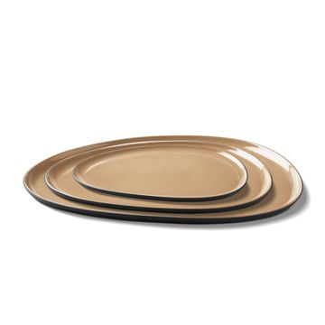Stone Plate Set Black & Straw by Esma Dereboy - view 6