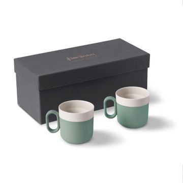 Capsule Tea Cup Set Of 2 Nile & Ivory by Esma Dereboy - view 4