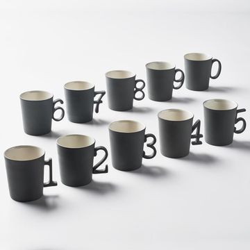 Figures Espresso Cup Handle 9 Double Colour by Esma Dereboy - view 6