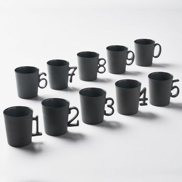 Figures Espresso Cup Handle 9 Single Colour by Esma Dereboy - view 6