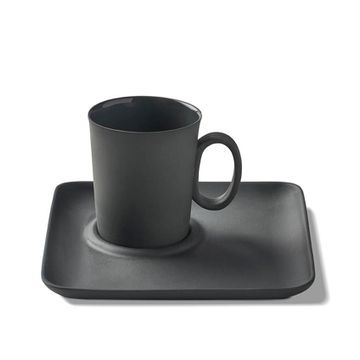 Figures Espresso Cup With Saucer Handle 0 Black-black by Esma Dereboy - view 4