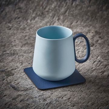 Square Glass Mat Set Of 4 Cobalt by Esma Dereboy - view 6