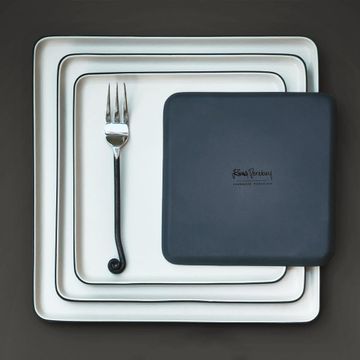 Square Serving Plate Double Colour by Esma Dereboy - view 6