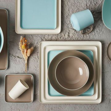 Square Plate Set Mix & Match No:3 by Esma Dereboy - view 6