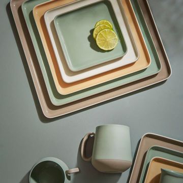 Square Plate Set Mix & Match No:6 by Esma Dereboy - view 8