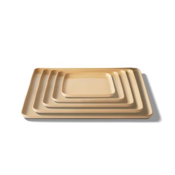 Square Plate Set Straw by Esma Dereboy - view 6