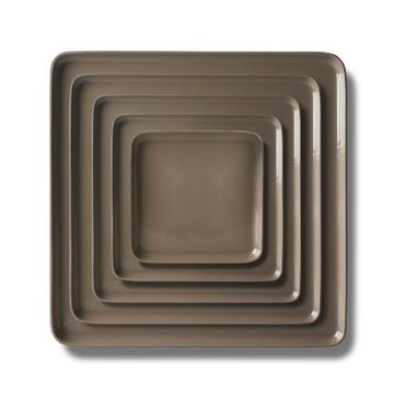 Square Plate Set Rock by Esma Dereboy - view 4