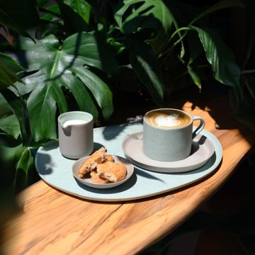 Nest Glitter Cofee/Tea Cup with Saucer Rock - Glittery Nile 180 ml by Esma Dereboy - view 6