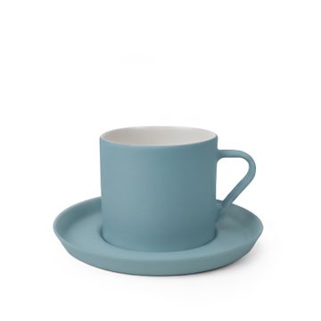 Nest Cofee/Tea Cup with Saucer Aqua - Aqua & Ivory 250 ml by Esma Dereboy - view 4