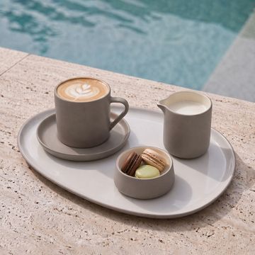 Nest Cofee/Tea Cup with Saucer Rock - Rock & Ivory 250 ml by Esma Dereboy - view 6