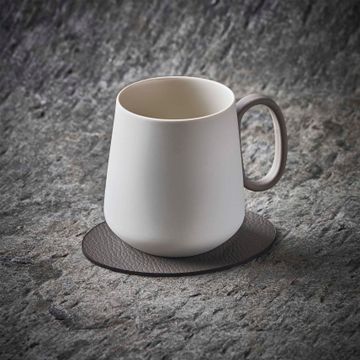 Oval Glass Mat Set Of 4 Rock by Esma Dereboy - view 6