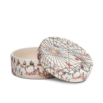 Piri Reis Large Bowl With Lid by Esma Dereboy - view 4
