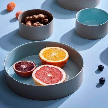 Cylinder Salad Bowl Double Colour by Esma Dereboy - view 6