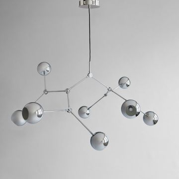 Drop Chandelier Globe - Chrome (5m) by 101 copenhagen