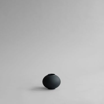 Sunao Vase Fat, Petit - Black by 101 copenhagen