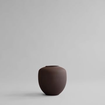 Sunao Vase, Medio - Chocolate Brown by 101 copenhagen