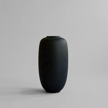 Sunao Vase Slim, Big - Black by 101 copenhagen