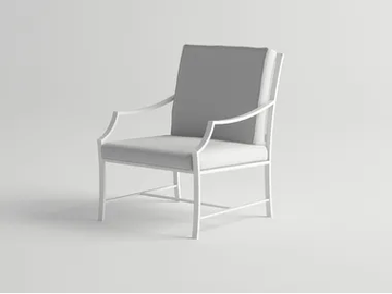 AGOSTO - Garden aluminium easy chair by 10Deka - view 2