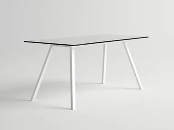 AMELIA - Rectangular aluminium garden table by 10Deka - view 2