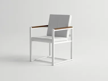 DAYTONA - Aluminium garden chair with armrests by 10Deka - view 2