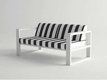 DELAZ - 2 seater aluminium sofa by 10Deka - view 2