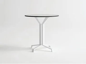 PULVIS 4 - Round aluminium garden table by 10Deka - view 2