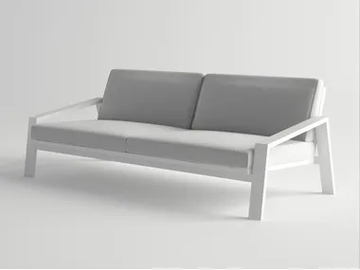 PULVIS - Aluminium sofa by 10Deka - view 2