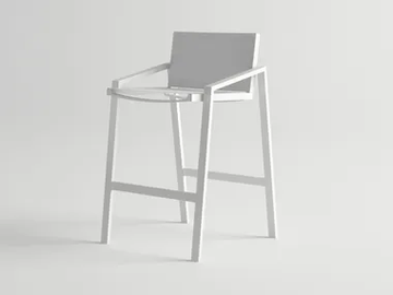PULVIS - Aluminium chair by 10Deka - view 2