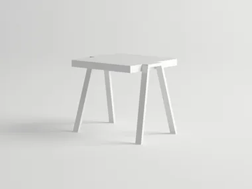 PULVIS - Rectangular aluminium coffee table by 10Deka - view 2