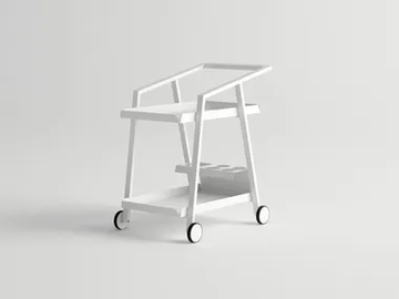 PULVIS - Aluminium garden trolley by 10Deka - view 2